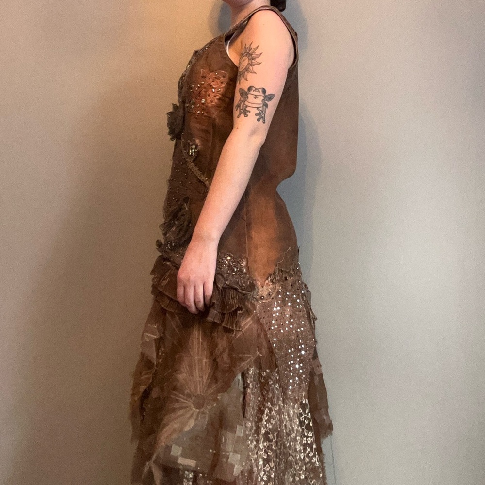 Fairy Whimsigoth asymmetric applique dress - Picture 5 of 15
